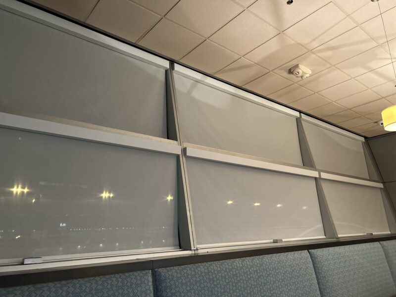 Custom Roller Shade Restaurant Pallets Blinds