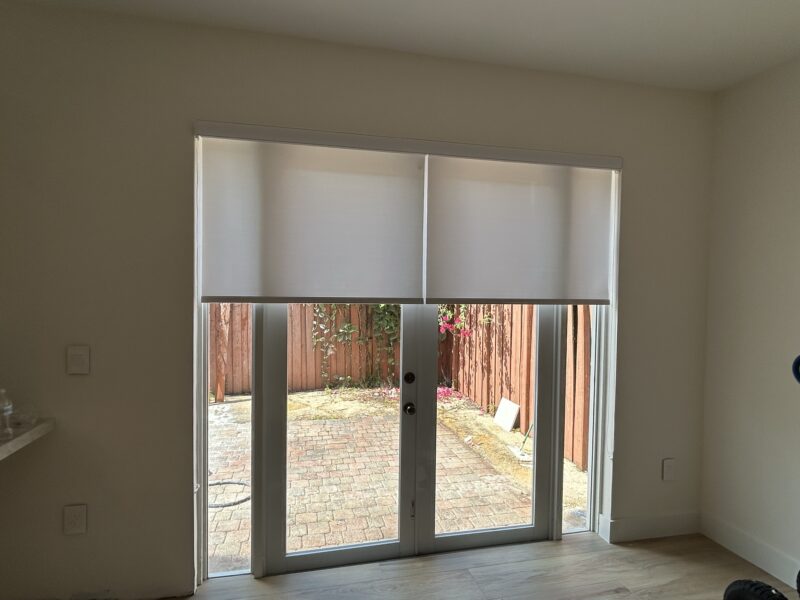 PVC Roller Shades Patio